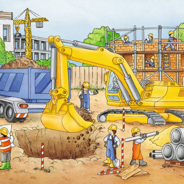 Конкурс детских рисунков «Мои родители – строители!».